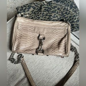 Rebecca Minkoff Snakeskin Crossbody bag (good condition)